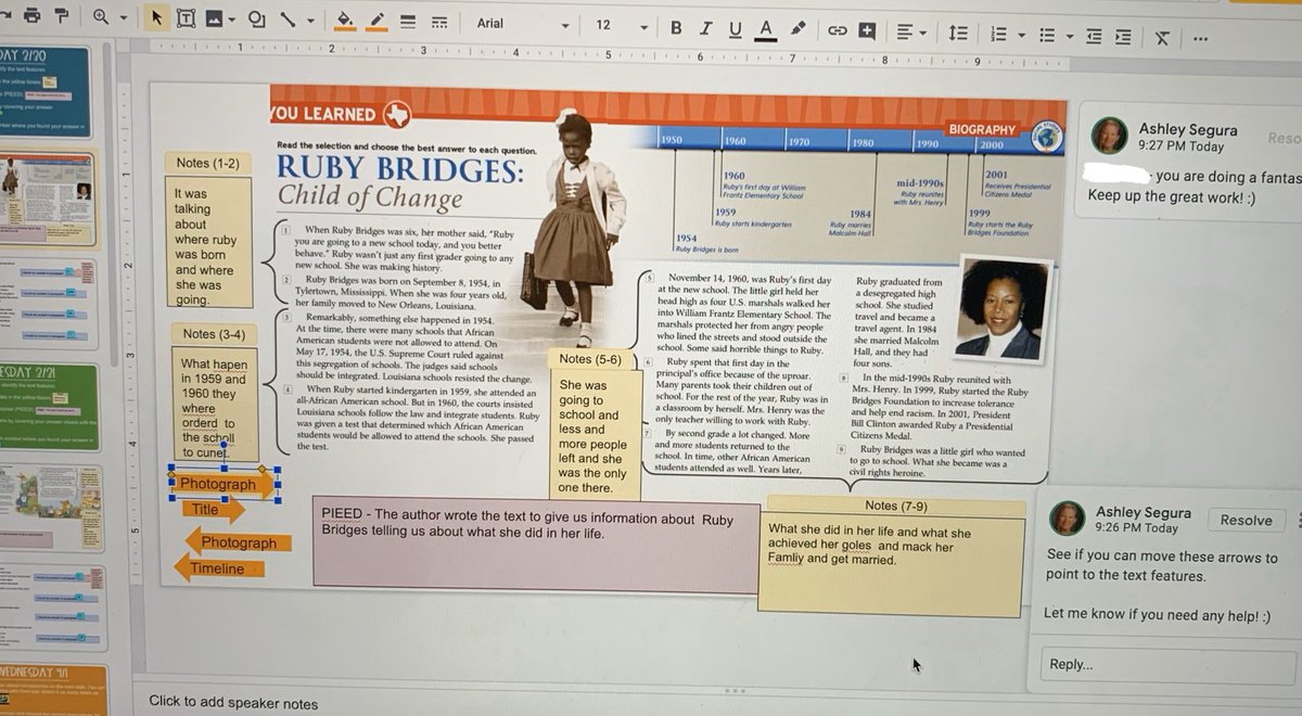 I love interacting with students and watching them pick up right where they left off at school! We can still annotate and think critically about text from a distance! <a href="/dixietylerisd/">Dixie Elementary</a>