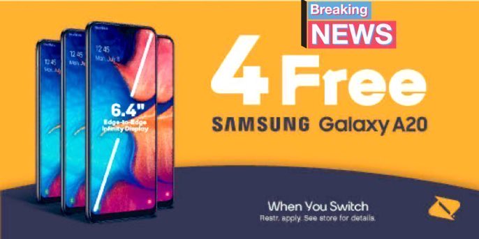 PhonesrusTexCit's tweet photo. Get 4 Samsung Galaxy A20 phones for FREE when you switch to Boost Mobile. #boosteventnationwide #houtax18 save over $920 bucks plus tax! https://t.co/mo8Q4CVveZ