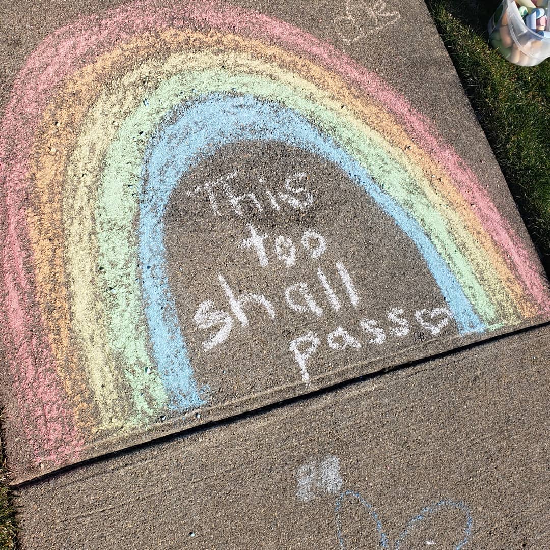 ChrisTestut's tweet photo. @Wleff1 Chris said you wanted to see our "Chalk Walk" designs from the other day.🌈 Here they are!🌈 https://t.co/N5tSVtHNoL