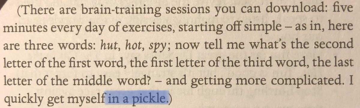 If you are IN A PICKLE, you are in a difficult position, or have a problem to which no easy answer can be found.

📚 Nicci Gerrard “What Dementia Teaches Us About Love” 📚⬇️