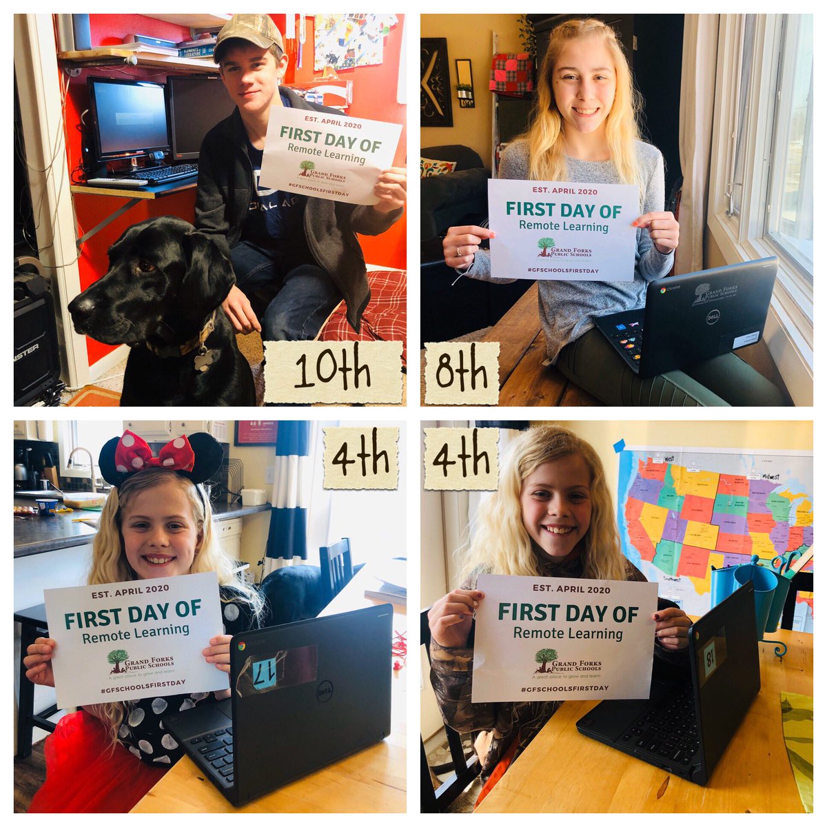 HollySoccer6086's tweet photo. First Day of Remote Learning 2020
ππ»ππ»βοΈπ #gfschoolsfirstday https://t.co/ou4FIra8gw