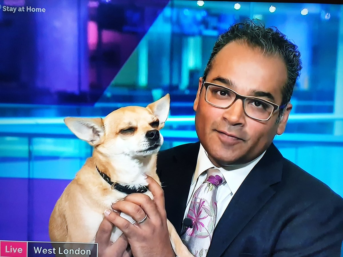 bonsuman's tweet image. Unexpected treat at the end of tonight's @Channel4News, @krishgm doing his best Blofeld impression with "chubby chops". Good show!