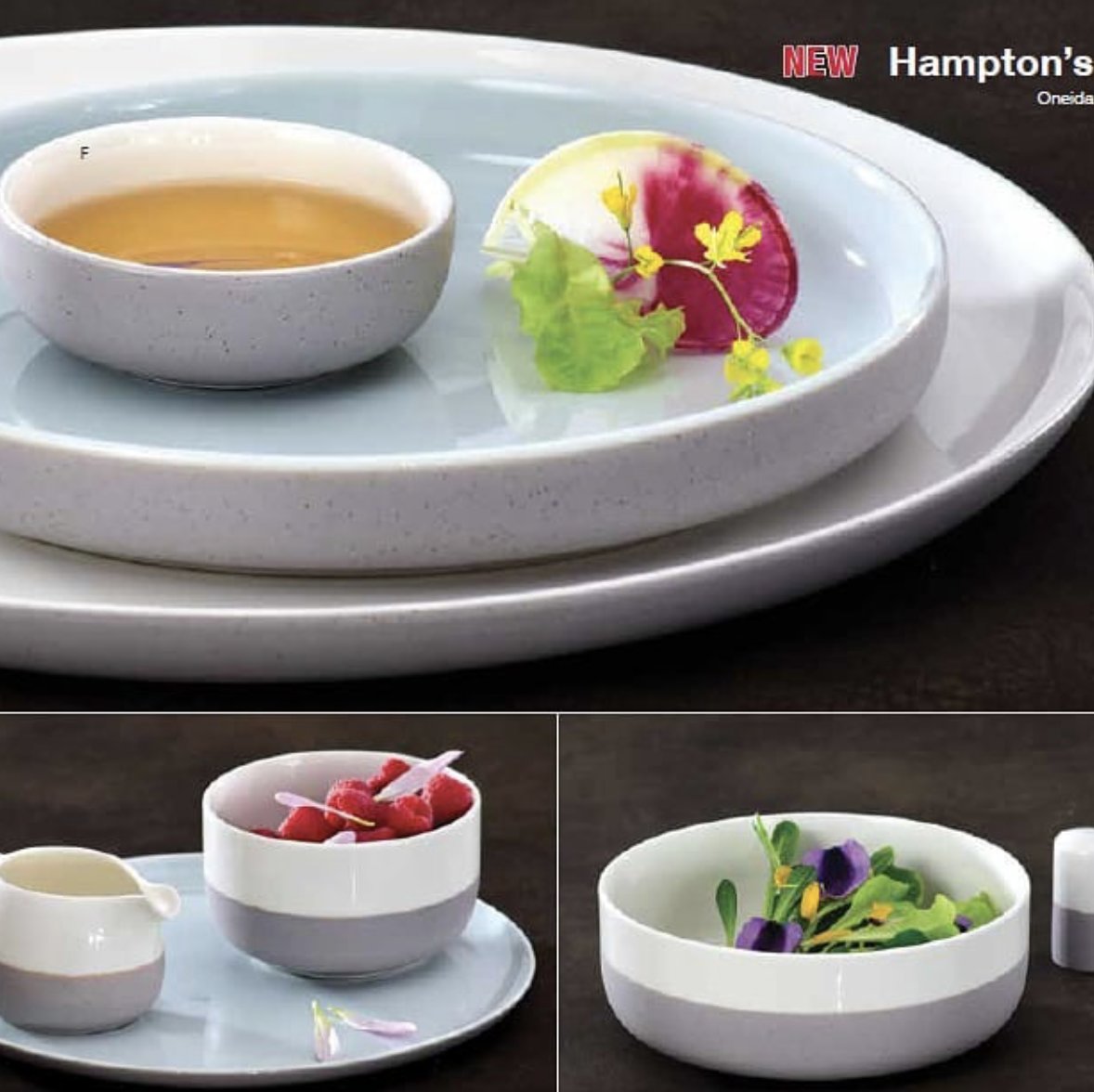 WalkingMatters's tweet photo. Another one of @OneidaFS's newest #dinnerware designs - Hampton's - from @EdwardDonCo's Spring Tabletop Advisor. 😍😍  
#TabletopMatters
#ThisIsOneida #UpgradeToOneida https://t.co/xHJZjNu6nH