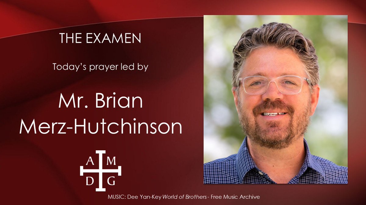 RegisJesuitHS's tweet photo. Boys Division School Counselor Brian Merz-Hutchinson leads our #RJCommunity in today's Examen: https://t.co/4QcKXgWhGc #RJPrays #RaidersTogether #RJAnywhere #RJLife https://t.co/R3V2b30CHK