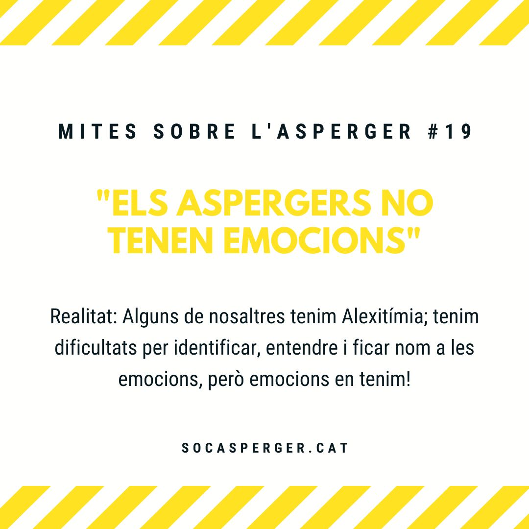 SocAsperger's tweet photo. Mite: Els aspergers no tenen emocions.
Realitat: Alguns tenim dificultats amb elles, però en tenim!
https://t.co/dn0lPVbIQ0
#asperger #socasperger #autisme #aspergeradult #aspergercatalunya #autismawareness #autismadvocate #TEA #socteactiu #socTEA #teactiu #teactivisme https://t.co/DwmGCRKWtC