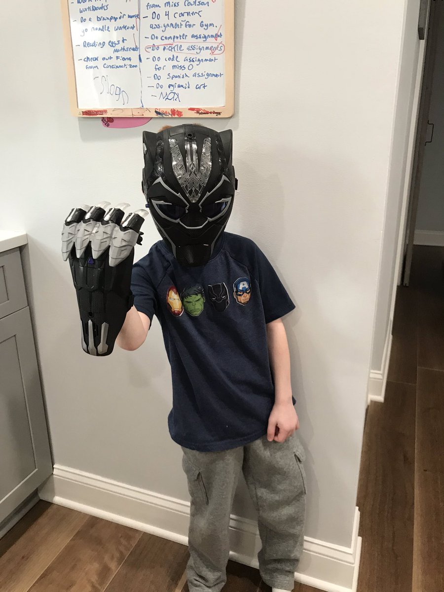 My super hero Max as Black Panther!! <a href="/SycamoreECLC/">Sycamore Drive ECLC</a> <a href="/mrsmastersonk/">Mrs. Mary Masterson</a>