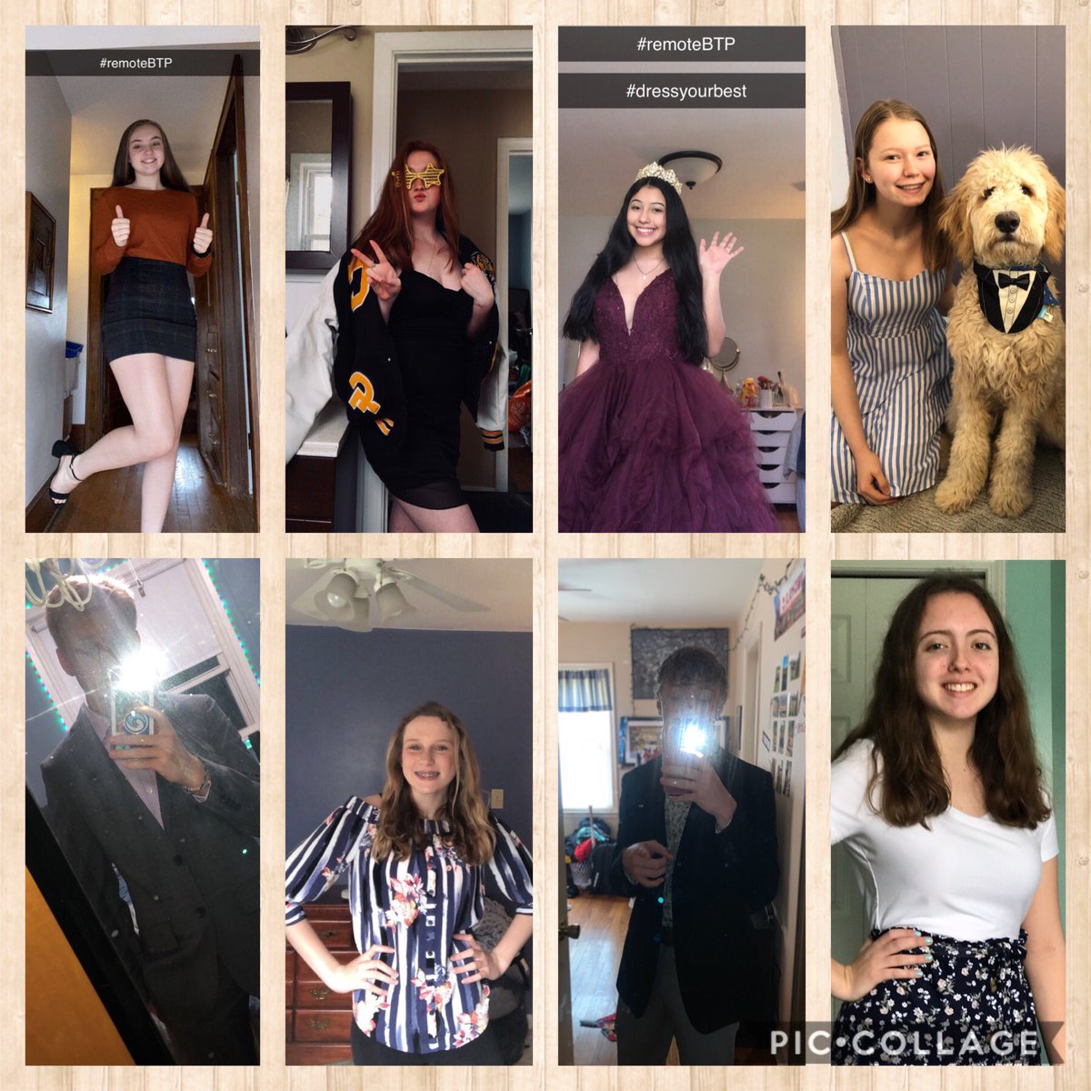 cfhsclassof2022's tweet photo. Today is... DRESS YOUR BEST!👠👗👔 We had so much fun getting to dress up and take some pictures to show BTP💛🖤 We love you CFHS!! Tomorrow is HAT DAY👒🎩🧢 Dont forget to wear your favorite hat tomorrow!!! #remoteBTP @cfallsstuco https://t.co/mUsMU0eaMy
