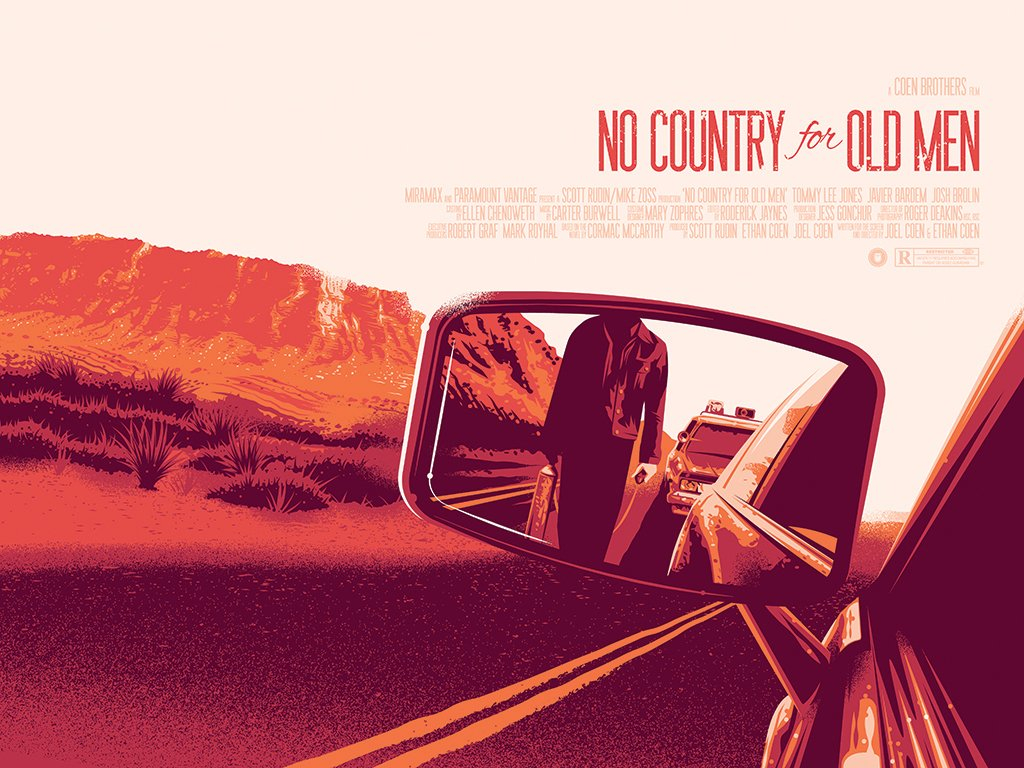 A poster from the movie No Country For Old Men