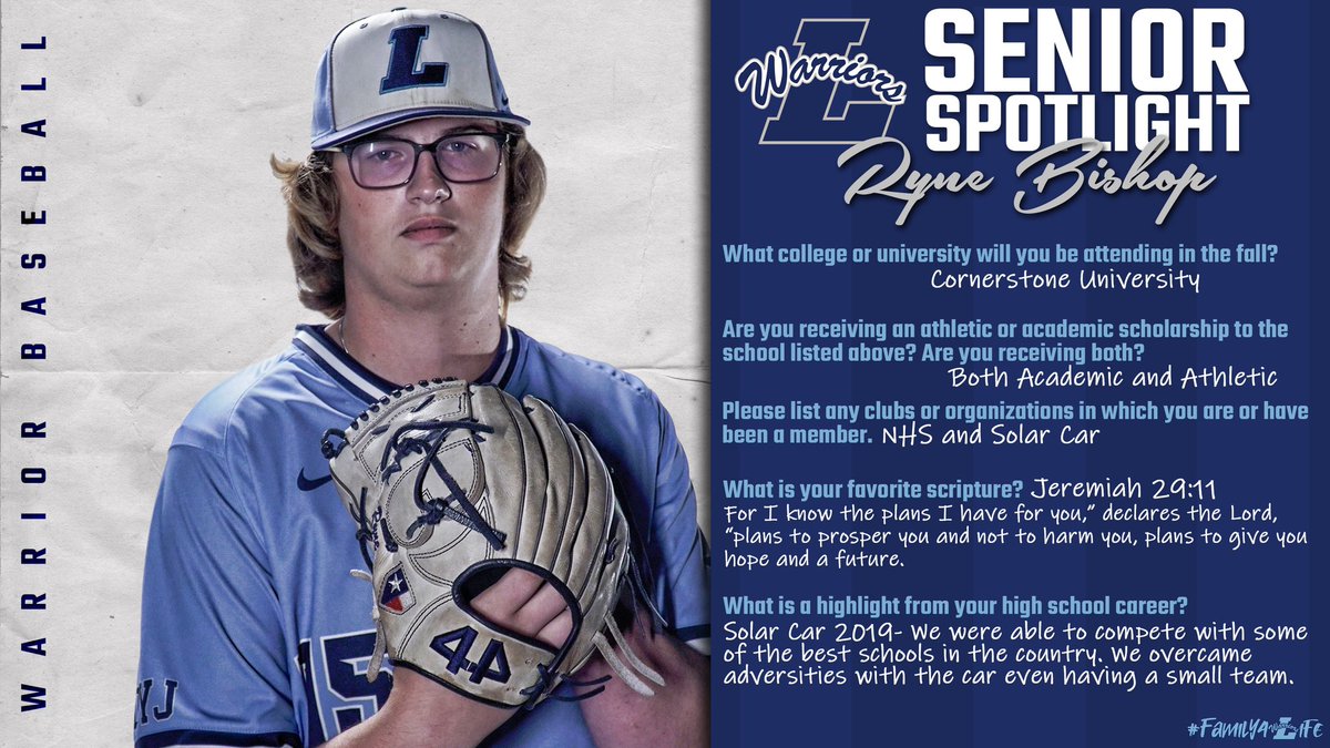 NavyOut's tweet photo. 🚨Spring Senior Spotlight🚨
⚾️ Ryne Bishop
⚾️ Baseball https://t.co/7LEB8sXCQY