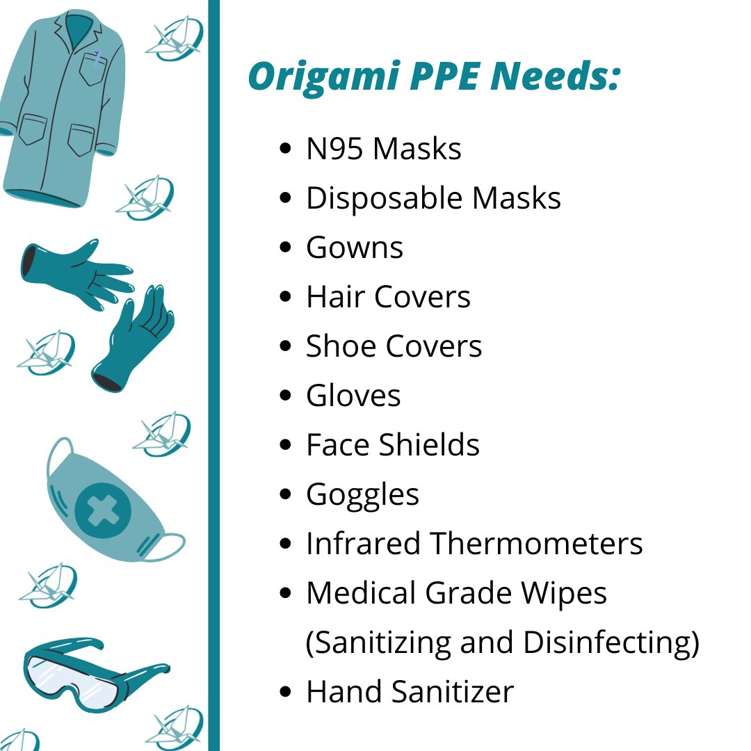 Origami is home to many long term care residents that are recovering from or living with a brain injury. We are in need of personal protective equipment (PPE) donations to protect our residents and health care workers from COVID-19. #ThankYou for any support you can provide! 💙