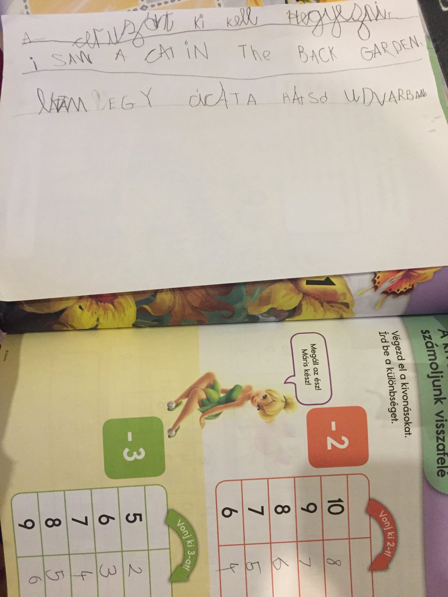 PotterKate's tweet photo. @jns_san Hi, I was doing some extra writing also in Hungarian. Miss you guys! Jenson, senior infants https://t.co/sUF2GaOzNg