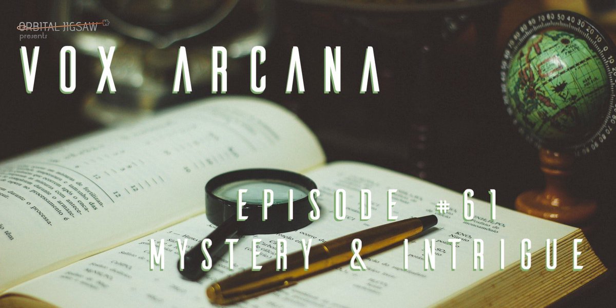 Mysteries built-in to world building, describing scenes, and making secret backstories. All that and more on episode 61 of Vox Arcana. Listen through any podcast app here: orbitaljigsaw.com/podcasts/vox-a…