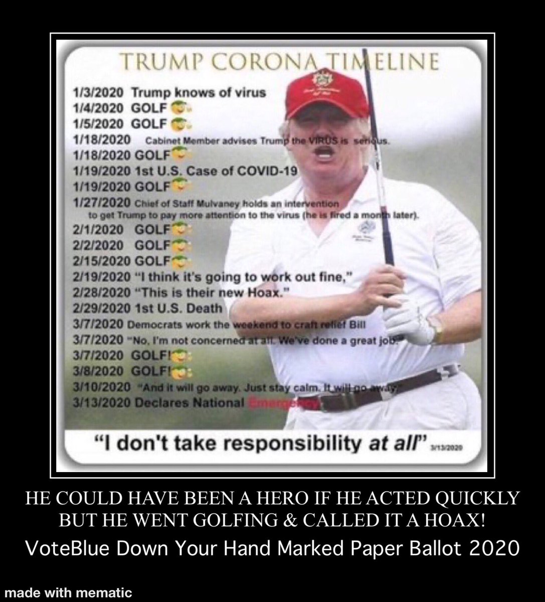 WilliamFPeters2's tweet photo. @Samiknowsbest1 @michelle_spenc @Roseymelhill @BrendaBalazs @RENEEWEATHERS2 @Cdubey_Texas @GulliAz @gr8fulchik @OzenRhoda @HalmMary @CarlyJA22 @Gr3Te4rights @sergeivote @RadarResist @SizzleBeauty @Wipapa5 @crzyfkinworld @doxie53 @SadieTNResist @victorkhoshoob @CJ_isnowblue @NAudrey_ST @spacecowgirl915 @RexThomresist45 @politicalnative @jp_wethepeople @jidreamof Thank you Sami๐ฅฐ๐ฅฐ๐๐
#StayHomeStaySafe now that the #MoronAVirus45 realized he screwed up by doing nothing for two months..the knucklehead thinks if we have 100,000 to 240,000 deaths he wins?
#MoronAVirus45
#StayingHomeWithABuzz
#VoteBlueNov3rd
Take any u like yโall๐๐ https://t.co/hNhHSHkHBS