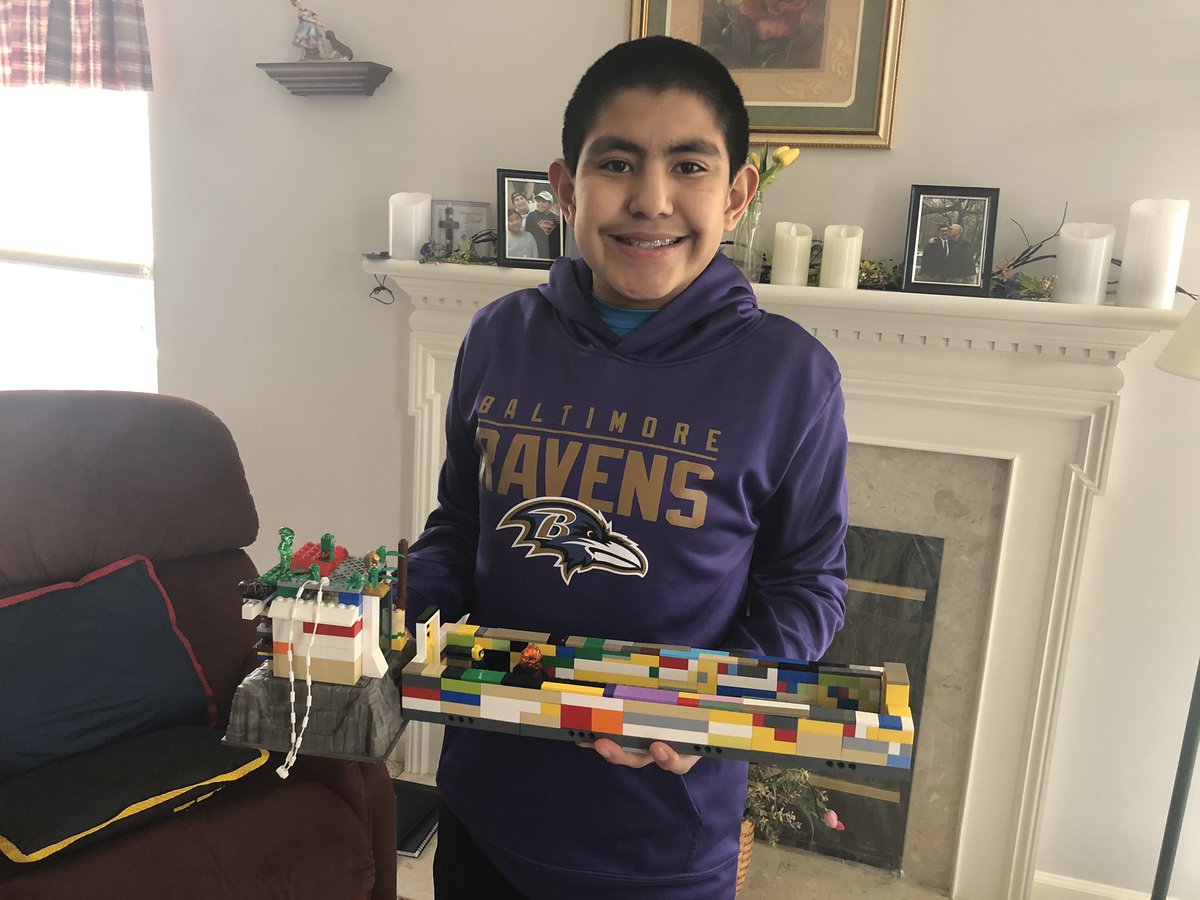 girvansclass's tweet photo. Day 3 of the Lego Challenge... build a new house #tmeseagles #waytogo https://t.co/ULwCU9xZQ1