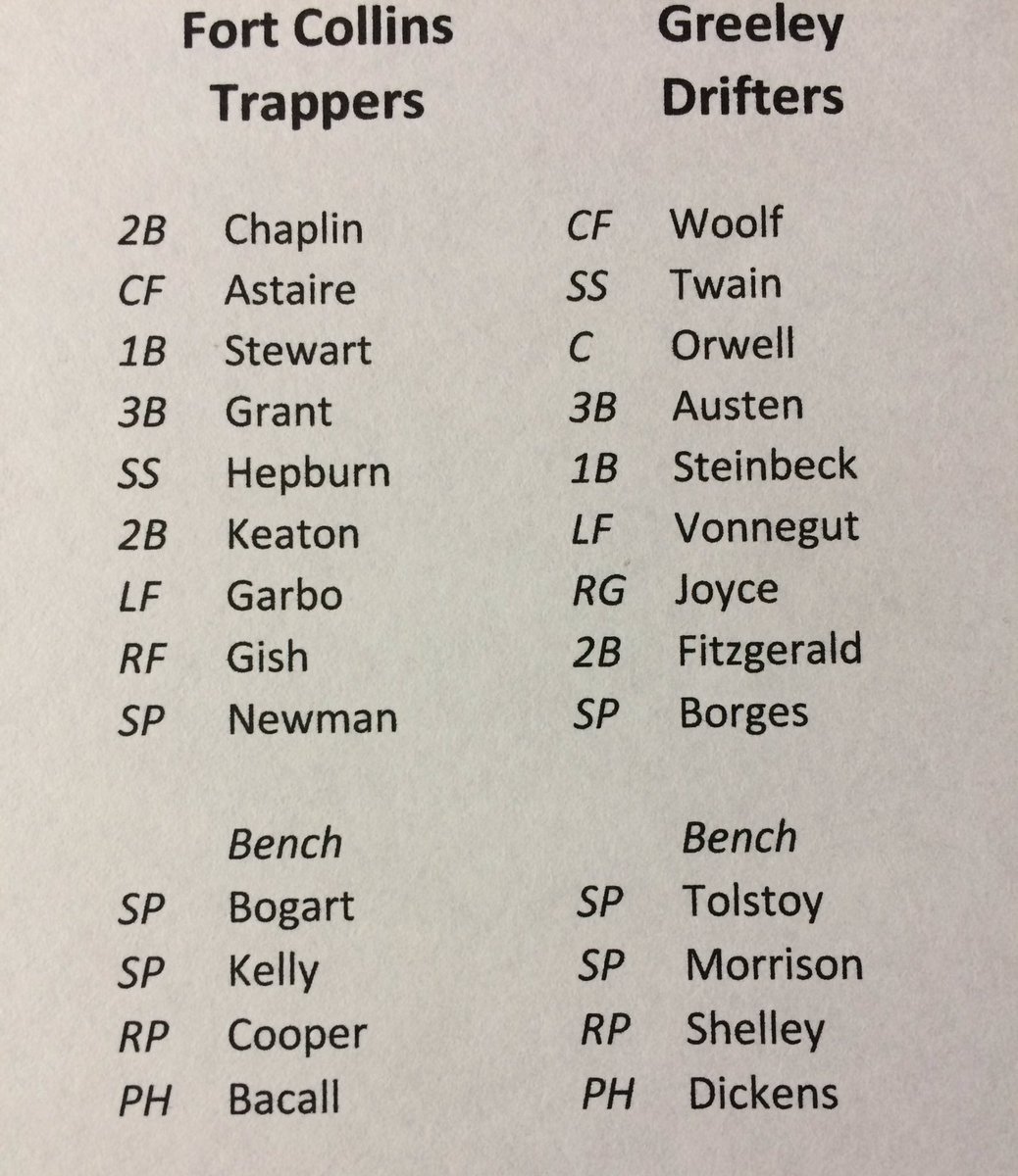 ... and the Fort Collins Trappers play at the Greeley Drifters. /6