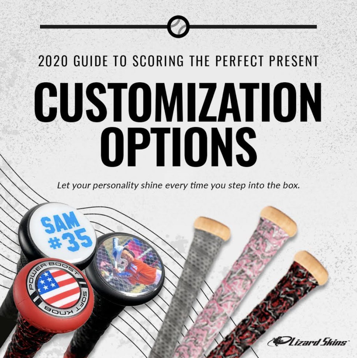 JustBats's tweet image. Looking for ways to customize your bat? 

Check out latest on Customization &amp;gt;&amp;gt;&amp;gt; bit.ly/3bE8sOw

#Justgloves #personalization #custombat #customization #custom #missingbaseball #baseballbat @lizard_skins