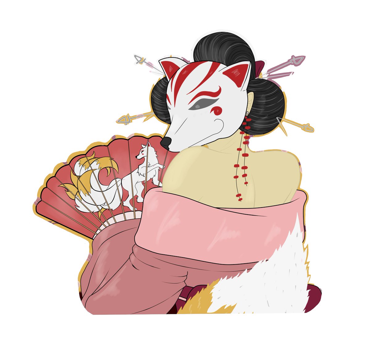 rockabillysoap's tweet image. The kitsune is waiting for us off in the distance. She'll follow you home just be aware that she's a little mischievous.

Art by @AttemptsLife

#handmadedice #DICE #Kickstarter #ttrpg 
kickstarter.com/projects/soapy…