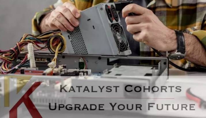 Katalyst Student in class preparing for their future in IT Industry...
If you want to UPGRADE YOUR FUTURE... Call Katalyst Cohort now!
1-833-426-4678 or visit katalystcohort.com/training
#Krimsongroup,#training,#school,#informationtechnology,#jobs, #careers