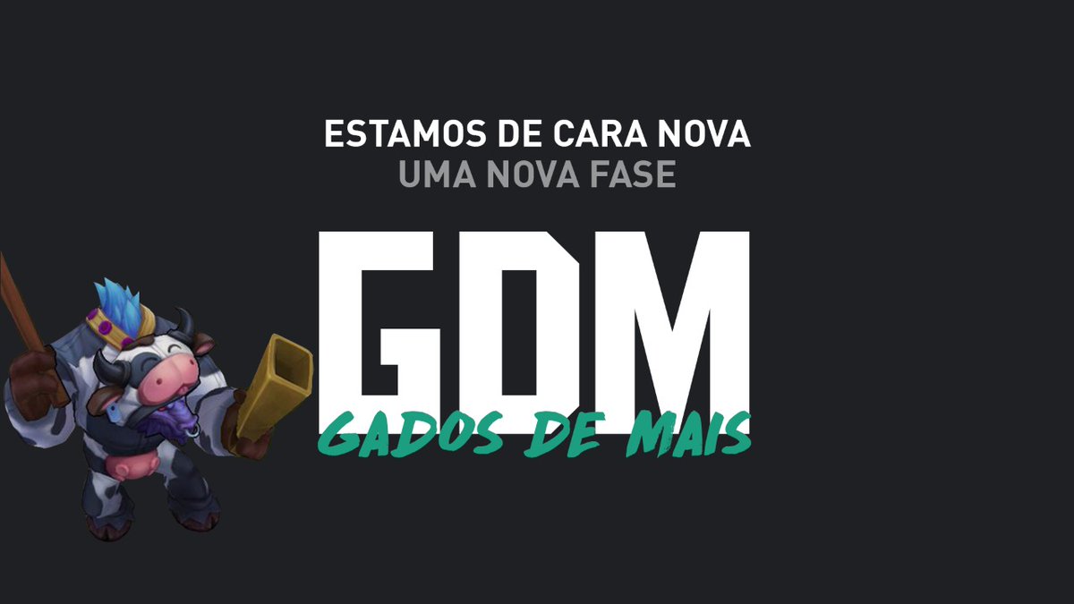 ATSEsports_'s tweet photo. ...pois a partir de hoje, somos a GADO DEMAIS ESPORTS!
#GoGDM
Conheça nossa lineup: https://t.co/bQEB94U7xf https://t.co/VRWvQ3qx7z