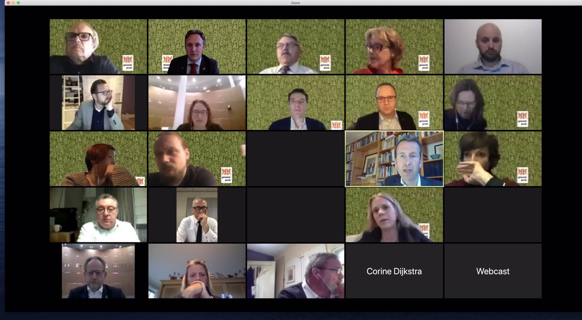 Een primeur in bijna 750 jaar vergaderen van het stadsbestuur <a href="/GemeenteGouda/">Gemeente Gouda</a> Een virtuele commissievergadering. Live op Gouda.nl 
De gemeenteraad laat zich door Goudse sleutelfiguren uit zorg, onderwijs en ondernemers bijpraten over de #coronacrisis @GriffieGouda