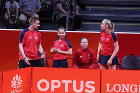 Thanks <a href="/mat_pearce/">Mat Pearce</a> for the nomination.  My picture is of our amazing women's team in the 2018 Commonwealth Games. Amazing memories! I nominate <a href="/SimonOyler/">Simon Oyler</a> <a href="/ryanjenkins_tt/">Ryan Jenkins</a> . 
You have 24 hours to upload a memorable coaching picture <a href="/walesTT/">Table Tennis Wales</a> <a href="/charlcareytt/">Charlotte Carey</a> <a href="/Clopingpong/">Chloe Thomas Wu Zhang</a> <a href="/annaLhursey/">Anna Hursey Table Tennis</a>