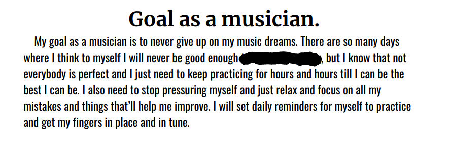 ApolloOrch's tweet photo. What a great goal to have! Some days we can only bring ourselves to play for a few minutes and that's ok! Sometimes the hardest part of practicing is making the choice to start. Making music is what lifts our souls, now more than ever. Hang in there friends - You're doing great! https://t.co/Zj6r42ABMY