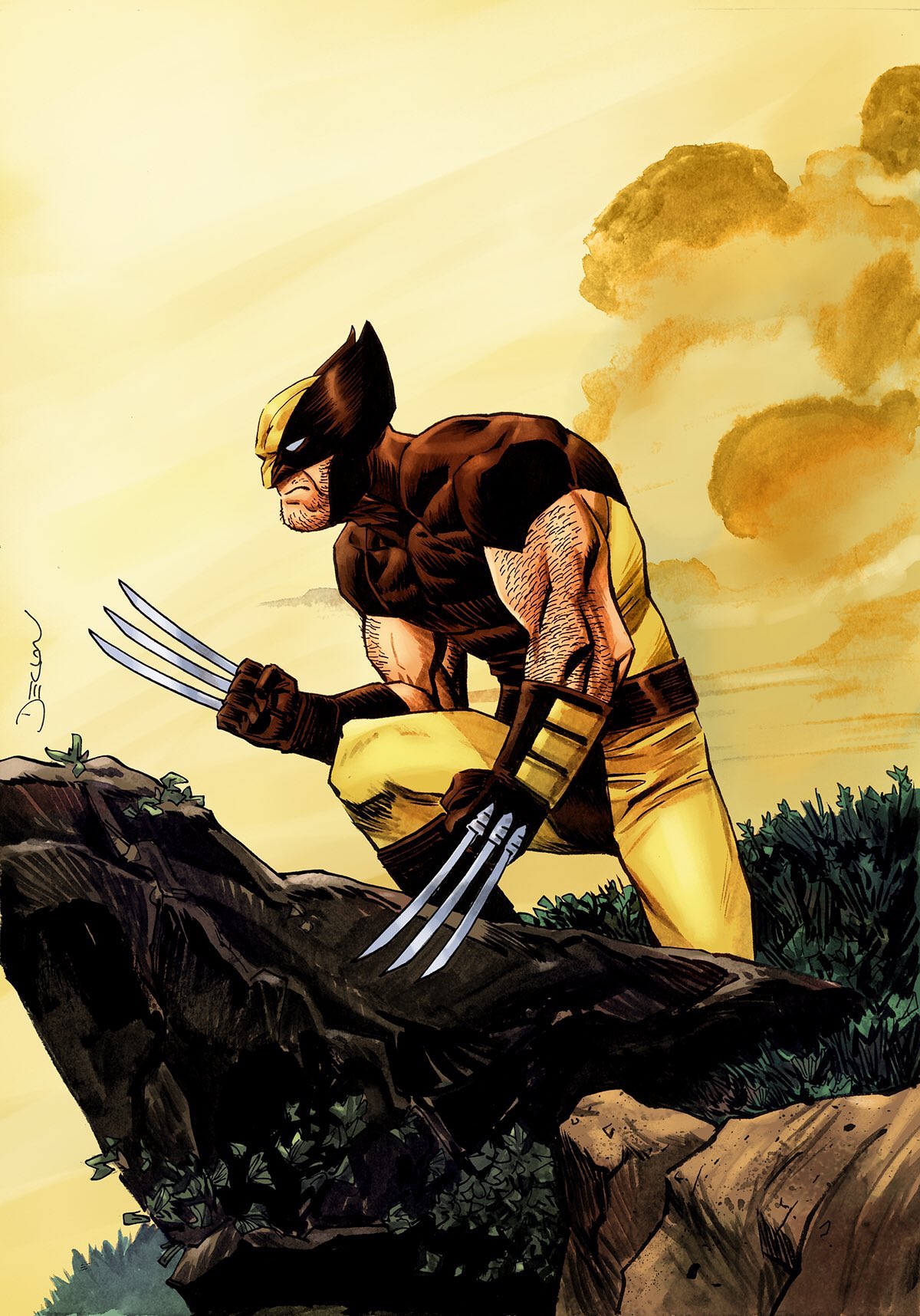 Declan Shalvey on Twitter "My 4 fave versions of my Wolverine piece so