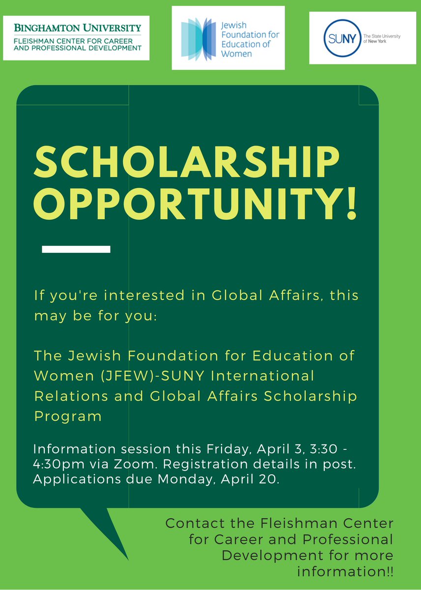 BingAbroad's tweet photo. Attend an info session via Zoom to learn more!
When: Friday, April 3, 3:30 - 4:30pm
Registration is required: https://t.co/8rbyDheJ7r

More info: https://t.co/4eaSVykRbC https://t.co/jWqHypyHhz