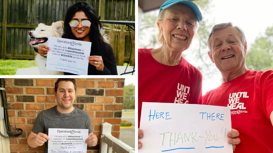 To show appreciation to our medical volunteers who are currently battling #COVID19, several of our staff members created signs with messages of support and shared them across social media on Monday. Read <a href="/13NewsNow/">13News Now</a>’s full article about the campaign bit.ly/3dVlCsG