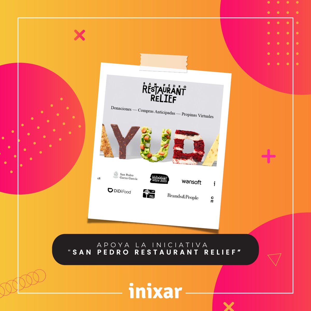 inixar's tweet photo. Ayudemos a San Pedro Restaurant Brief ⁠ para ayudar al personal de los restaurantes de nuestra comunidad. 👨‍🍳 

⁠Tu puedes formar parte de esta gran iniciativa, aportando tu granito de arena aquí: ⁠
https://t.co/16dPzQZZZb⁠
⁠
#Restaurantes ⁠#Mexico⁠ #Meseros https://t.co/2DensBSOZT