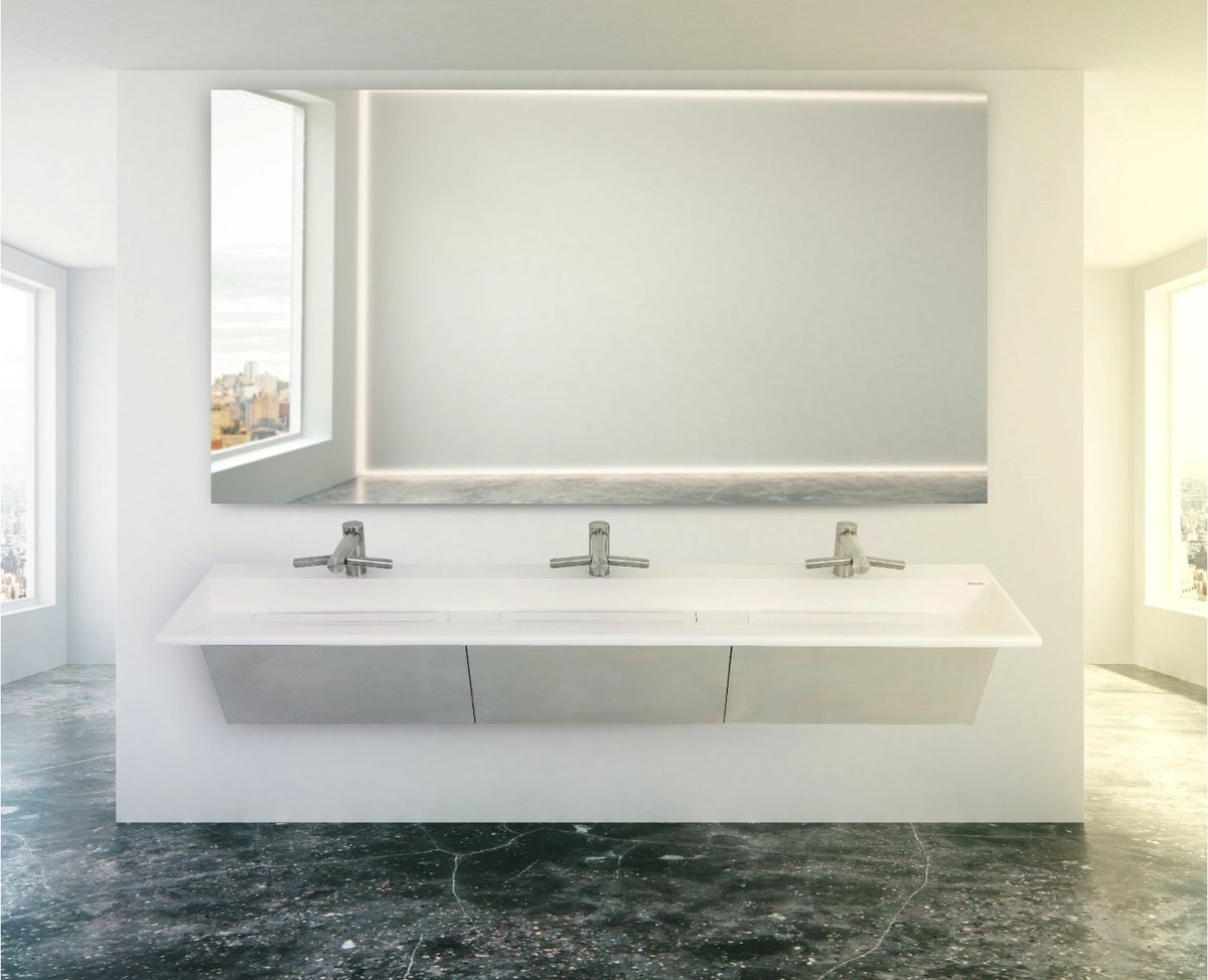 AECdaily's tweet photo. Allowing anyone to use an all-gender restroom cuts down on the waiting time disparity. Learn why by taking this free @morrisgroupintl course here: https://t.co/bqu9ILMe0v #morrisgroupintl #interiorarchitecture #interiordesign #drainage #plumbing https://t.co/dNZ60ZTppF
