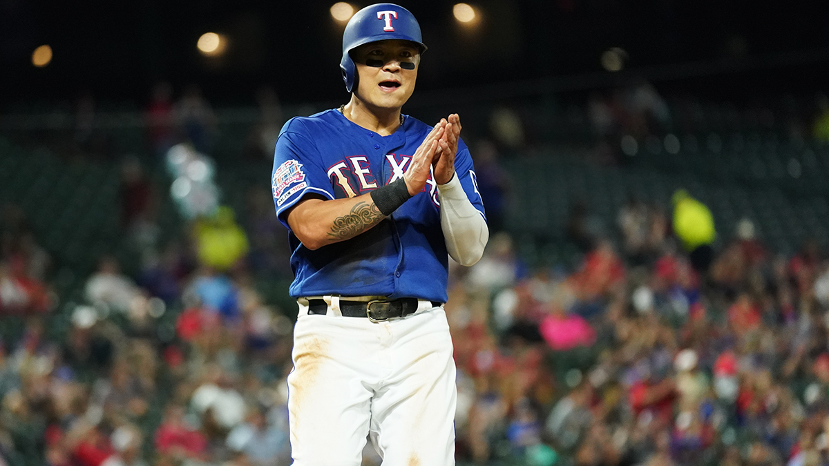 Rangers's tweet photo. DH/OF Shin-Soo Choo has agreed to donate $1,000 to approximately 200 Rangers' minor league players. https://t.co/mKmewvuLa5