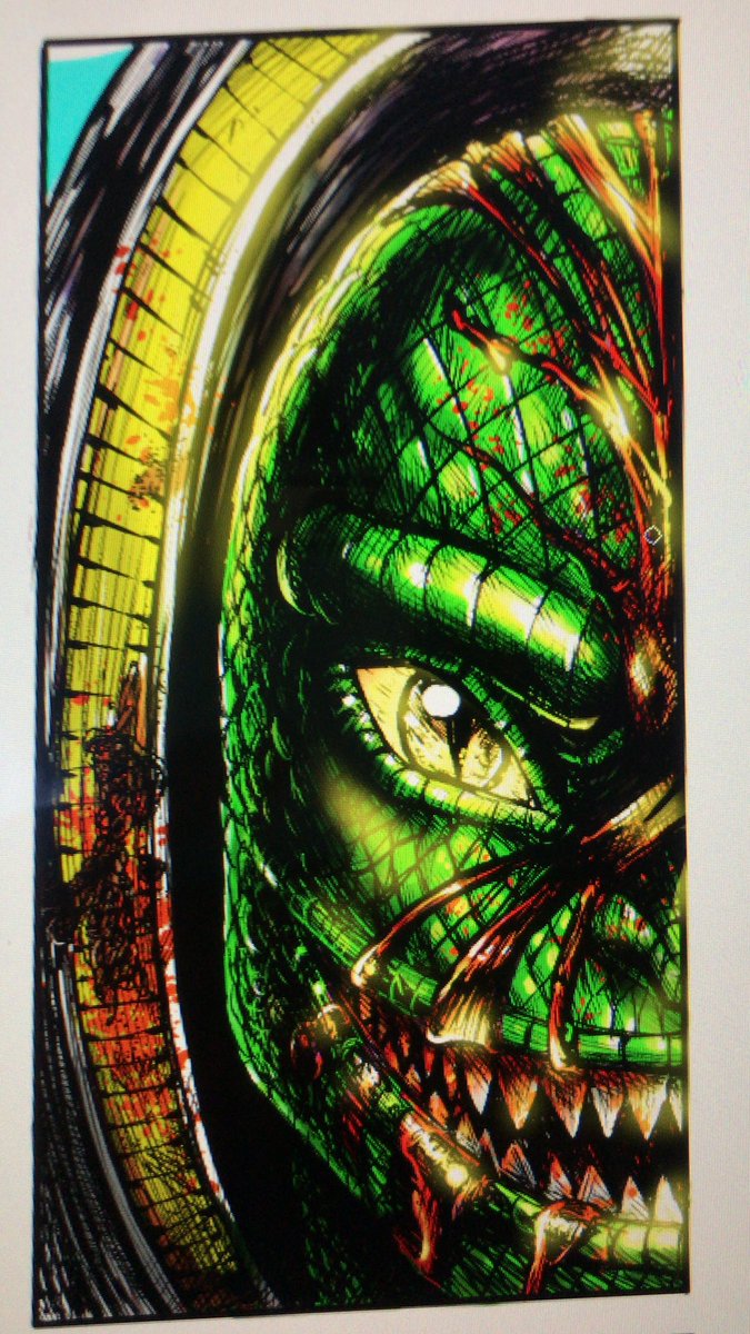 TheFireshinePro's tweet photo. Back Fireshine today or this guy will show up in the night when y’all sleeping 💤 so don’t sleep on this beautiful adventure back it today it’s only $12 for 50 pages of story. https://t.co/KGNSd4WX0K. #IndieApril #ComicsGate #indiegogo #manga #reptilians #ningas https://t.co/ClGwkSDnft