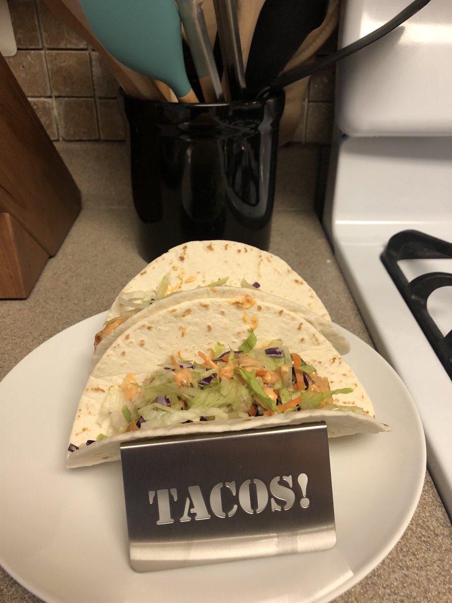 mst4thadventure's tweet photo. Virtual Spirit Week Day 3! Trying out new recipes in the kitchen. Shrimp tacos anyone? 🌮🍤 @WakefieldForest @sbprindle https://t.co/ZzCNaWqz0Q