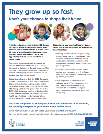 oneccps's tweet photo. Today is Census Day! If you haven't already, make time to take the 10-minute survey (online, by phone, or by mail) that will help set us up for success in the next 10 years!
https://t.co/nPVukgqaHO
#oneCCPS #ChesterfieldStrong #2020Census https://t.co/z61M1ekFCG