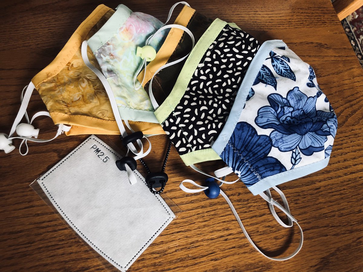 QuakerNana's tweet photo. For all of you across the land sewing reusable #FaceMasks, find a hospital+ near you that takes #DIYMasks at this site:  https://t.co/TiseJYCNcs

Other option—make masks for family, friends, community therefore saving the medical masks for our HCW

Mine have pockets for filters https://t.co/h9iPdQuBDR