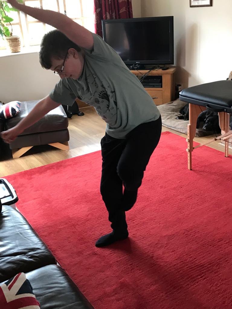 alexs_journey's tweet photo. Hi everybody! It’s Alex I’m getting ready for bed now but I wanted to show you my photos from my physiotherapy today. I worked hard. Hope you are all good and had a great day x 💪🏻🦿#AlexandersJourney #CancerRehab #ChildhoodCancer #Physiotherapy #rehabilitation #StandForAbility https://t.co/7j2P4bgisO