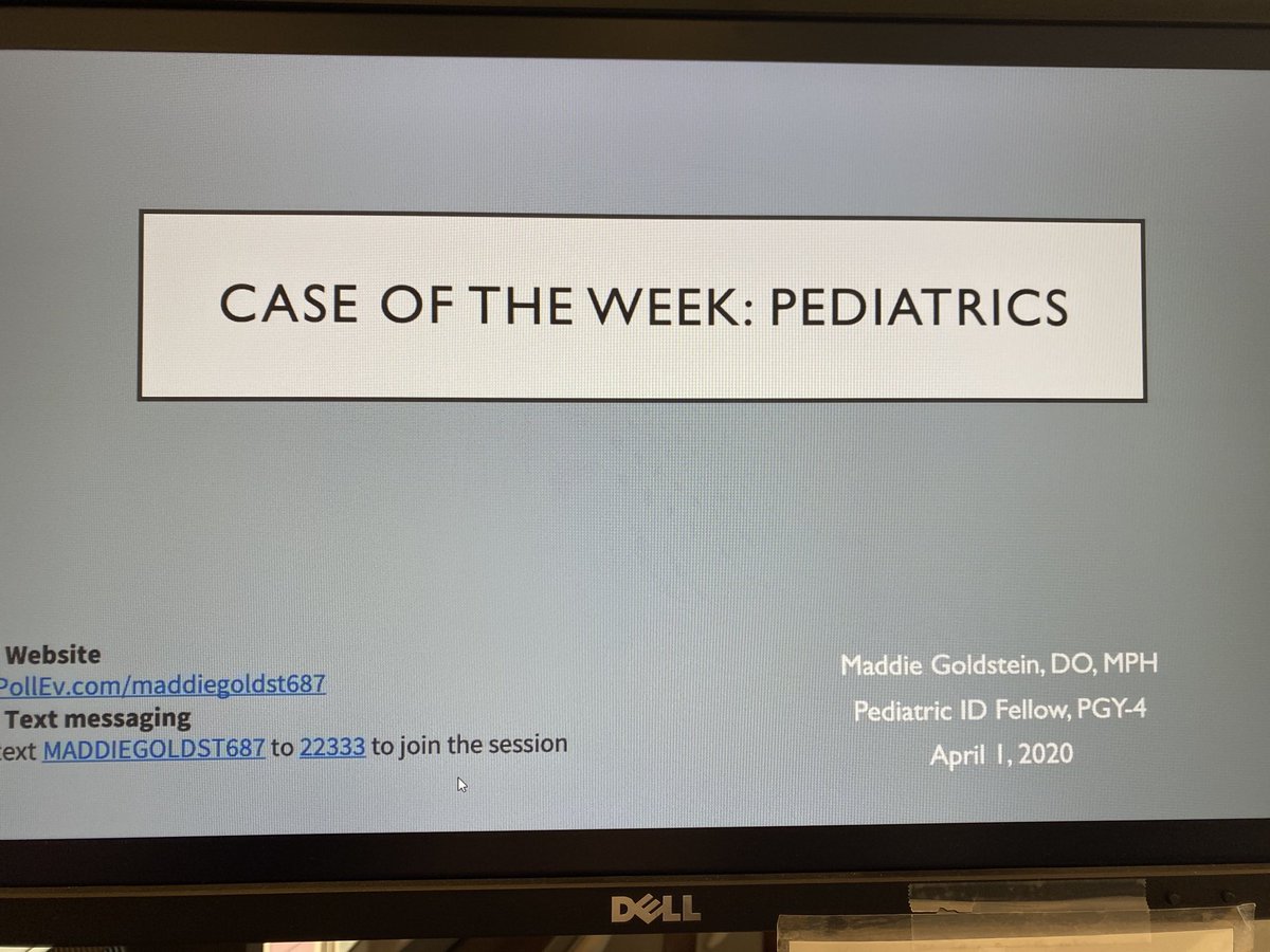 CarlosdelRio7's tweet photo. Getting ready to join #EmoryID #virtualCOW today, Maddie Goldstein, one of our ⁦@EmoryPediatrics⁩ Fellows will be presenting. https://t.co/BNvTuihQcS