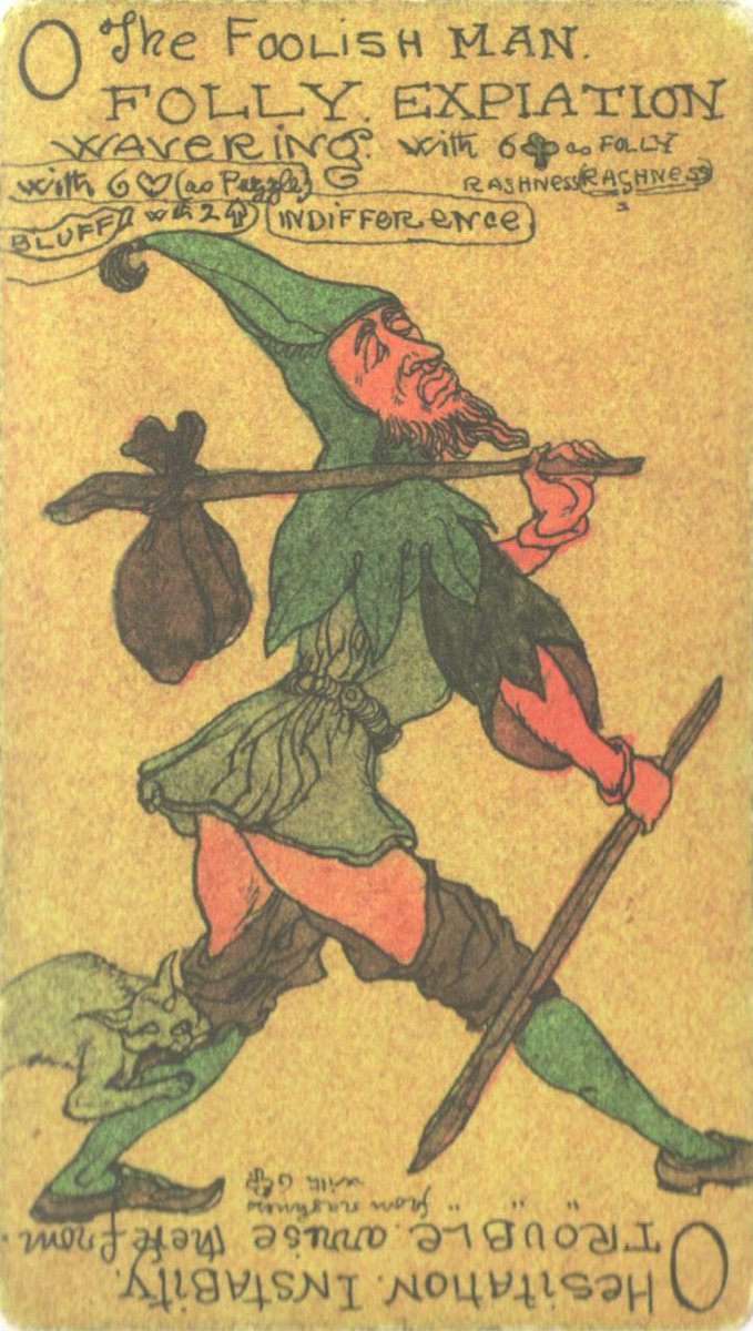 AustinSpare's tweet photo. #fool #AprilFoolsDay #tarot #austinosmanspare https://t.co/0ACQW1xtKe