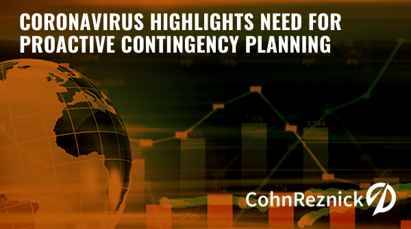 CohnReznick's tweet photo. Over the past two decades, dozens of events have significantly impacted our quality of life. The impact of these events, like the #Coronavirus, highlights the need for a proactive, continuous contingency plan. https://t.co/70REhxmBIS https://t.co/vh0YMSiOBp