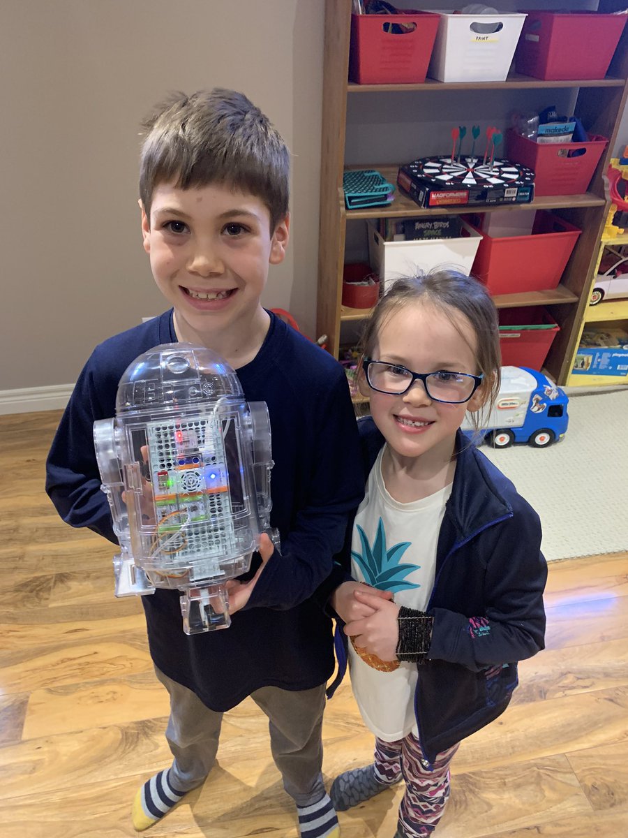 crtfinnie's tweet photo. Thanks @littleBits for the very cool Droid Maker! My son is enjoying the learning happening during these times 
#littlebits #droid #R2D2 #programming #robotics @starwars #starwars https://t.co/7tu4h1ISRW