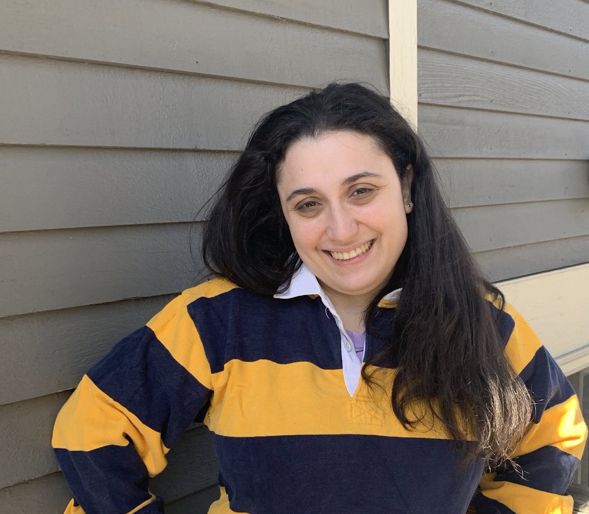 I have my Jefferson colors on for virtual school spirit day! Do you have yours on? <a href="/JeffersonLabs/">Jefferson Labradors</a>