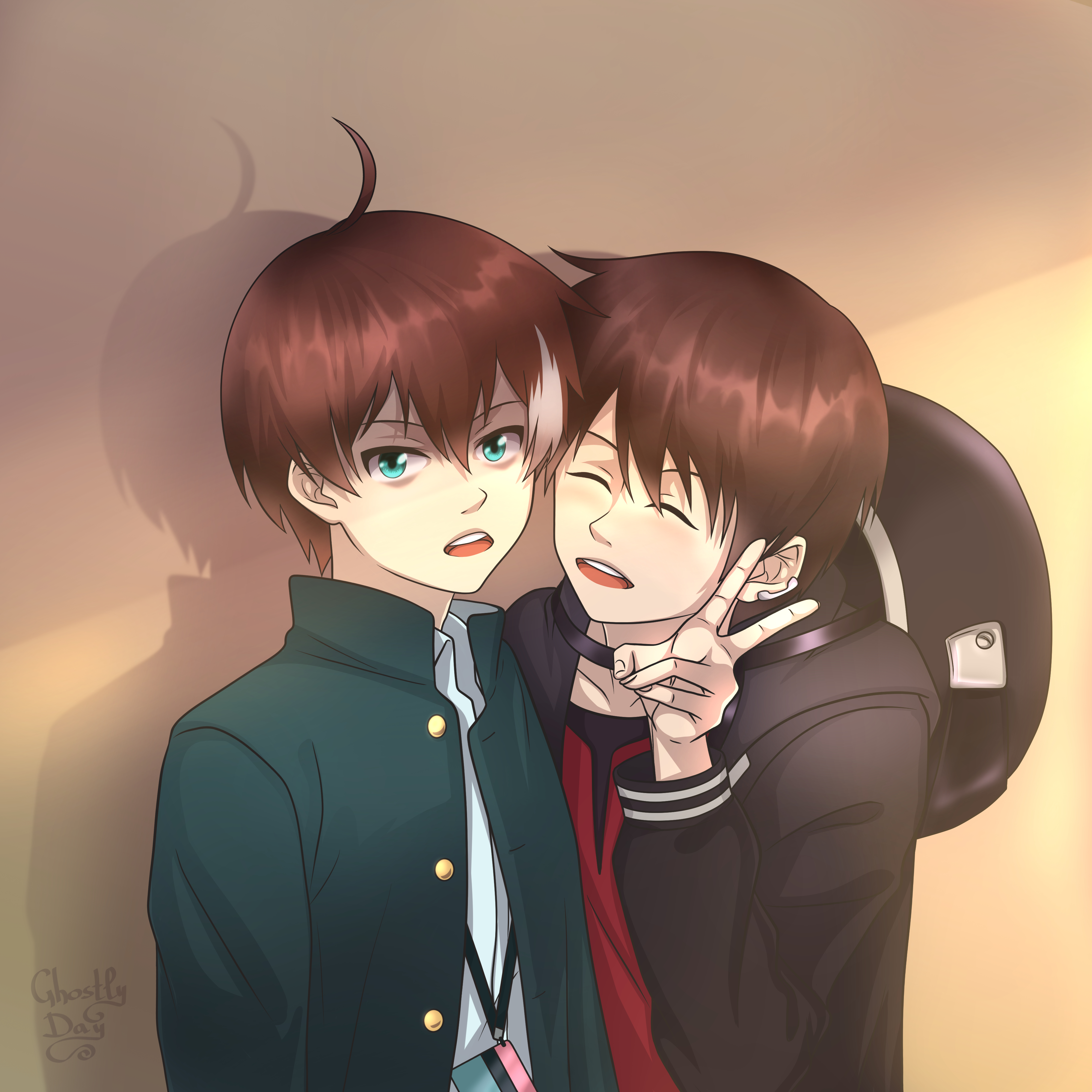 Ghostly Day Nakagenoweek ナカノヒトゲノム ナカゲノ 入出アカツキ 駆堂アンヤ アカアン Personality Swap And Favorite Ship T Co 9qjz1aed8g Twitter