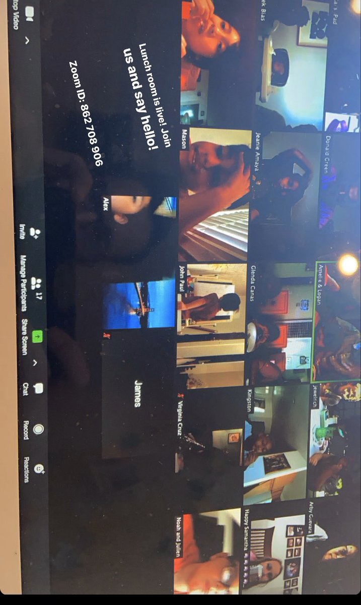 MrDCGreen's tweet photo. Hosted a digital lunch room for our students! It was so great to hear their favorite parts of digital learning #BeingWithTheirFamily #SeeingTheirFriends #LearningInNewWays #SpartansKeepLearning @StSebastianLA @DualLanguageLA @CatholicEdLA https://t.co/AGLqQPvAfo