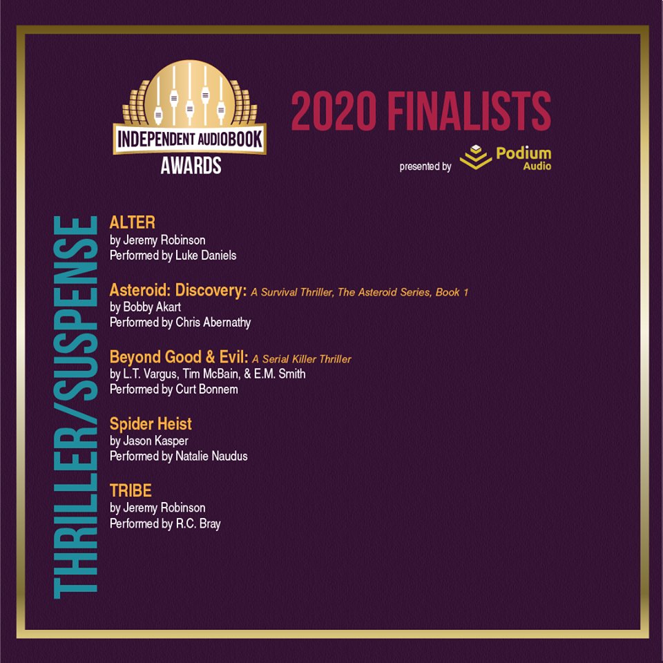 Congratulations to these #Atlanta #audiobook #narrators for being #2020IAAFINALISTS in the Independent Audiobook Awards! 🎉

@CurtBonnemVO (Thriller/Suspense)

<a href="/KarenCommins/">Karen Commins</a> (Classics)

@TaitVoice (Audio Drama, Non-Fiction, Paranormal)

Laurie Catherine Winkel (Game Lit/Lit RPG)