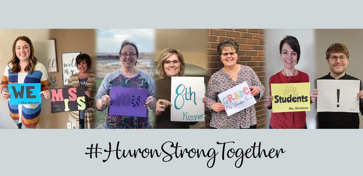 MrsJessDawson's tweet image. We miss our students! ♥️ #HuronStrongTogether #HuronTiger @HMS_SocialMedia @KissnerMath @ShariLord @verwinELA