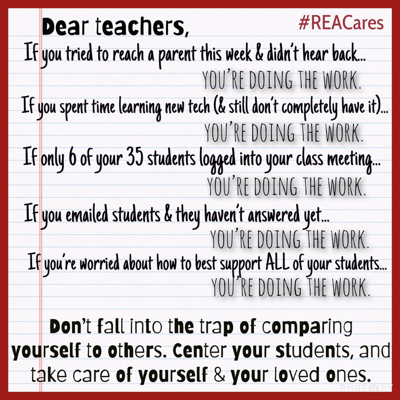 frankpaulriders's tweet photo. One of our amazing teachers, Mrs. Dunn, shared this during our Morning meeting and uplifted us all. Thank you Frank Paul teachers and staff “You’re doing the Work.” !!!#riderpride @AlisalUSD @steph8coffin @chica_poderosa @AUSDWholeChild #alisalfuerte @AlisalBT https://t.co/CFvshHO384