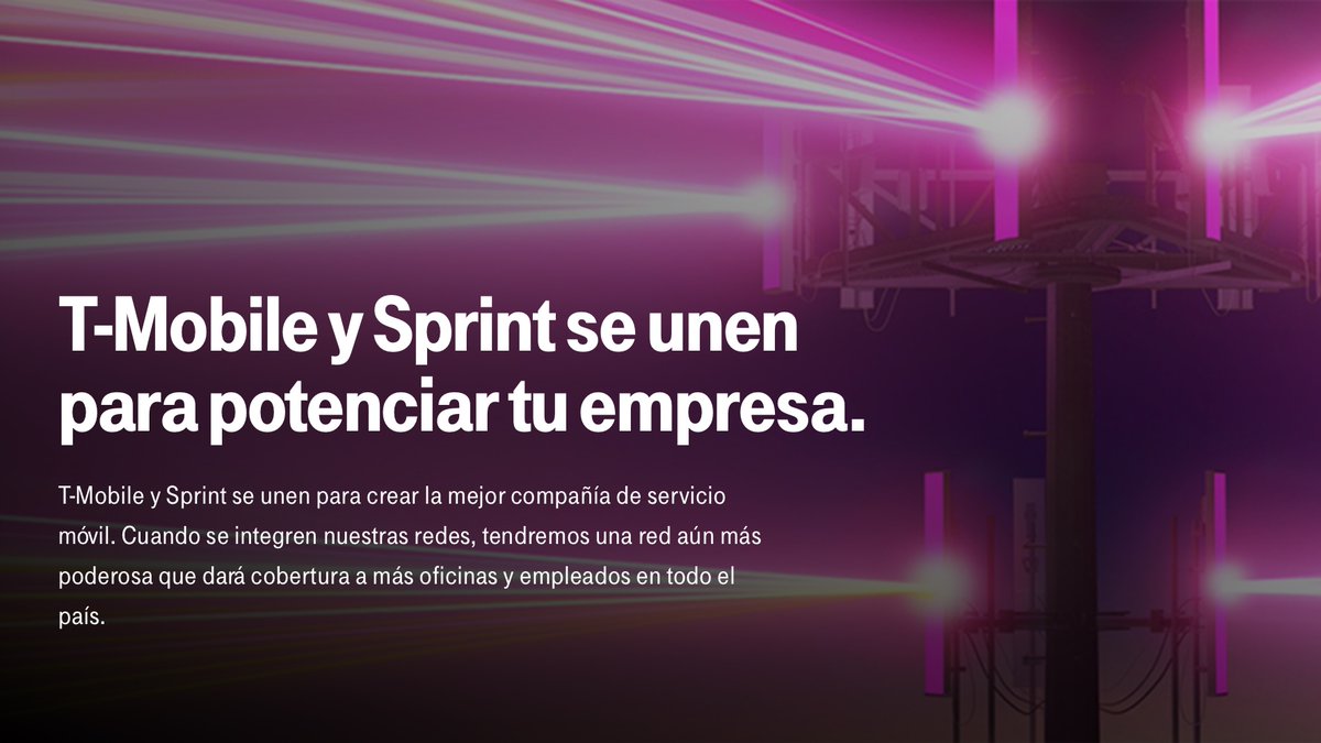 🚨[BIG NEWS]🚨 What's happening?

#Sprint + #TMobile = Faster, bigger, better, and more capacity for you and your business!

Let's connect!