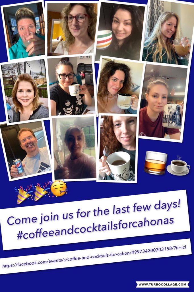 As we go into our last 3 days of our #coffeeandcocktailsforcahonas, we wanted to say a big thank you for all your support and donations. We’d love to go out with biggest party yet!  Please join us as we continue to support this amazeballs charity 💙<a href="/SamHeughan/">Sam Heughan</a> <a href="/CahonasScotland/">Cahonas Scotland</a>