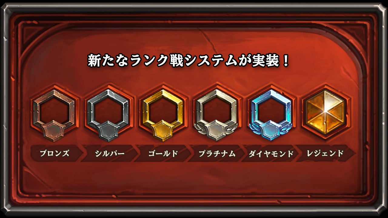 Hearthstone ハースストーン 新たなランク戦システムが実装 新しいリーグシステム マッチングの改善 報酬の刷新 詳細はこちら T Co Tuofekuuik ハースストーン T Co Hmdvrw6kk3 Twitter
